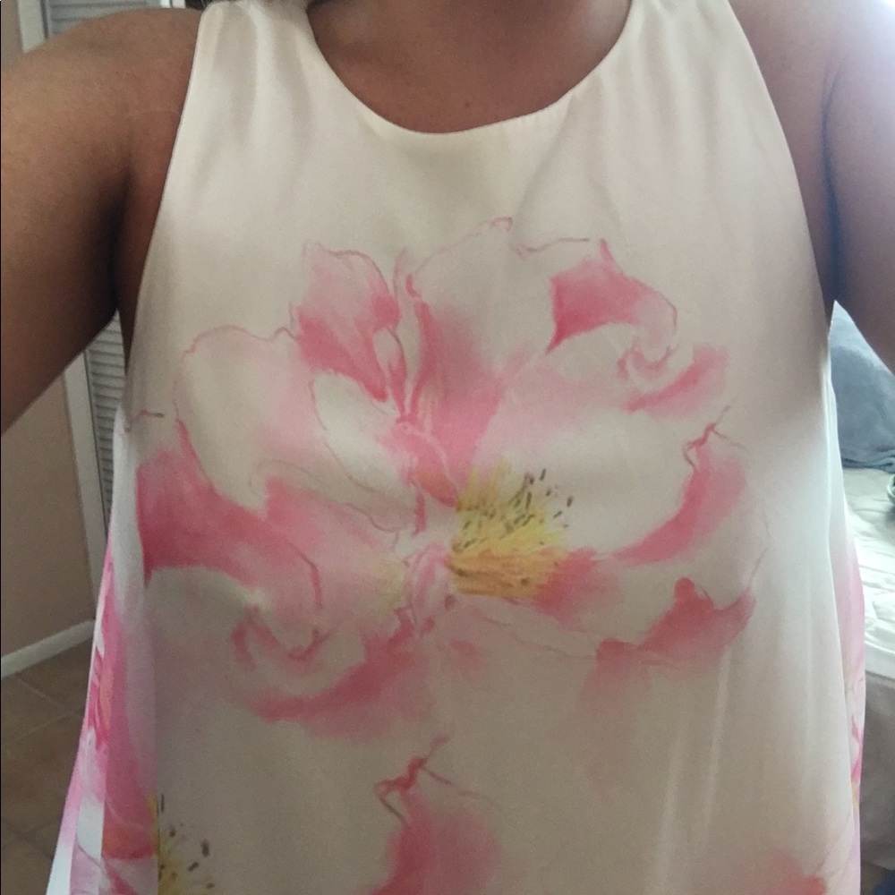 Dainty Hooligan pink/white floral top